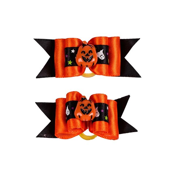 Бантик оранжевый Тыква 2шт