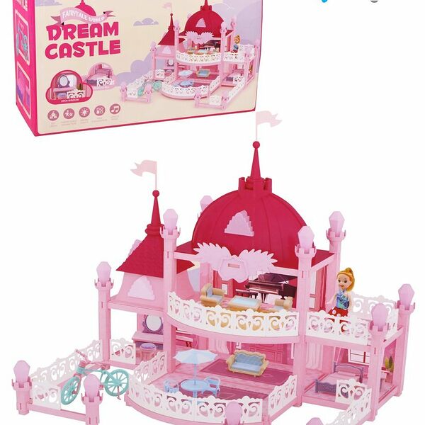 Игровой набор Дворец  свет  звук  в компл  детали 145шт  аксесс  15шт