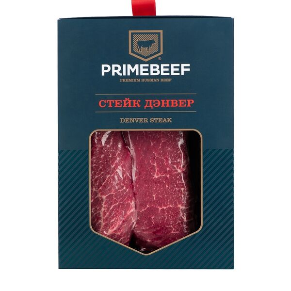 Стейк Primebeef Дэнвер из говядины зернового откорма, 400г