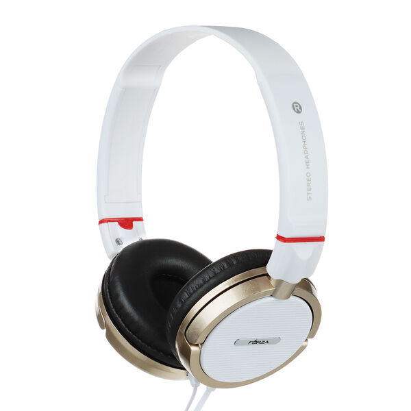 Forza наушники проводные накладные ретро, поворотные, пластик, 2 цвета