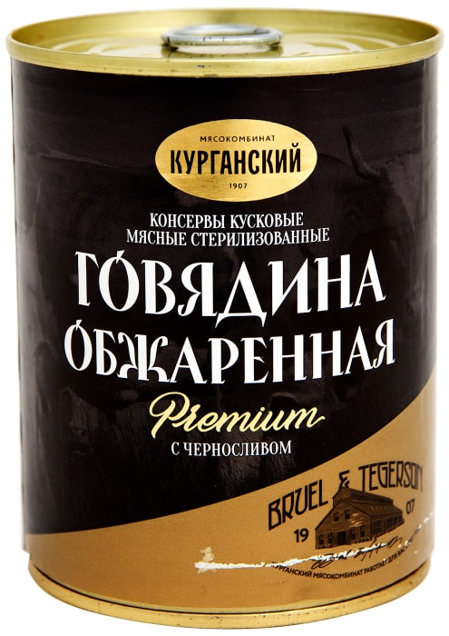 

Говядина Курганский мясокомбинат Premium обжаренная с черносливом 340 г