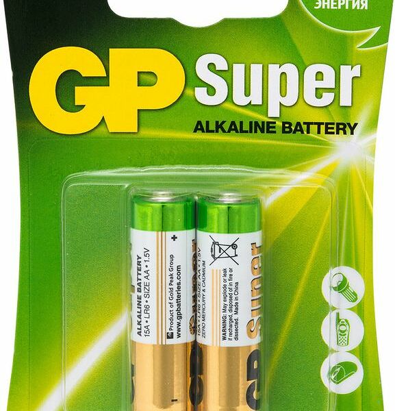 Элемент питания GP Super АА LR6 2 шт
