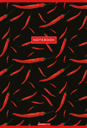 

Тетрадь ACADEMY STYLE Перчики, А4(-) 96 листов в линейку на скрепке, в ассортименте