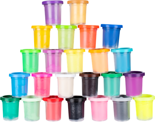 

Набор для лепки Genio Kids Тесто-пластилин 24 баночки Арт. TA1097