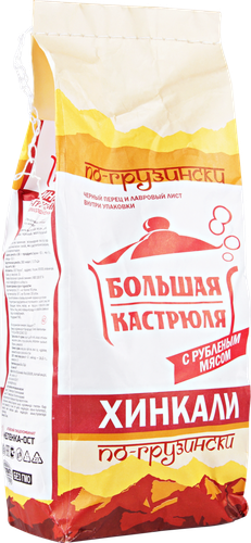 

Хинкали БОЛЬШАЯ КАСТРЮЛЯ По-грузински, категория В 840 г