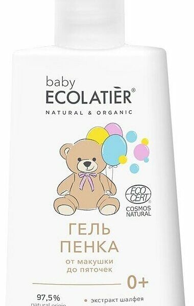 Гель-пенка Ecolatier baby От макушки до пяточек, 250 мл