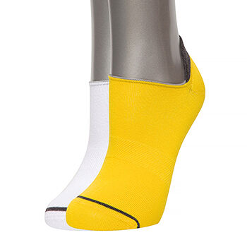 Носки unisex Askomi au-4015 цвет желтый/белый р.25 (39-42) 2 пары, Россия