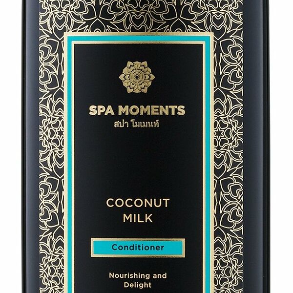 SPA MOMENTS Кондиционер питание и расслабление для нормальных волос с маслом кокоса и молочным протеином, 400мл
