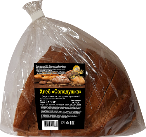 Хлеб Мценский ХК Солодушка нарезка