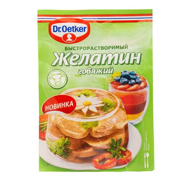 Желатин Dr.Oetker говяжий быстрорастворимый 