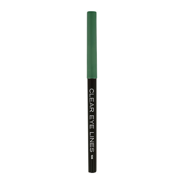 Карандаш для глаз `PARISA` CLEAR EYELINER PENCIL механический тон 106 изумрудный, 1.2 г