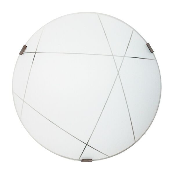 Светильник настенно-потолочный Элетех Контур, Е27, 60 Вт, 25 cм, матовый белый