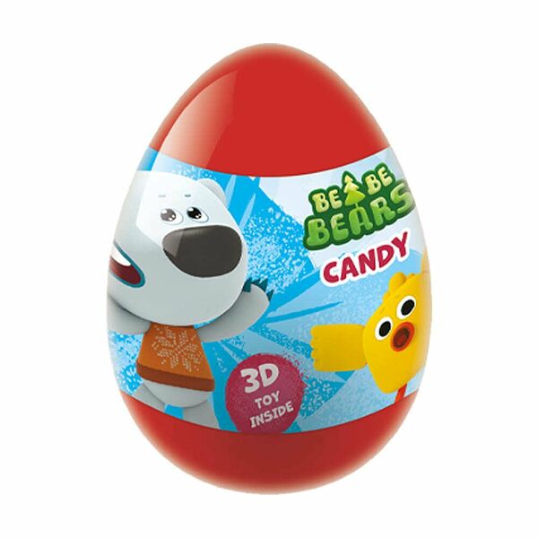 Пластиковое яйцо с сюрпризом, в ассортименте
