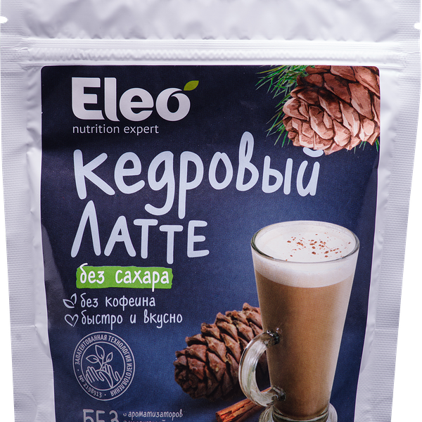 Напиток ELEO Кедровый Латте, без сахара, 150г