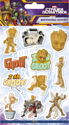 

Наклейки MARVEL Стражи Галактики 3D 11х20см