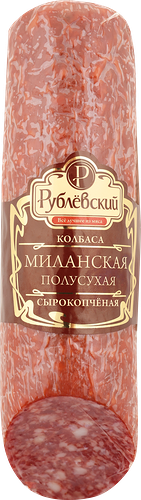 Колбаса Рублевский Миланская сырокопченая полусухая