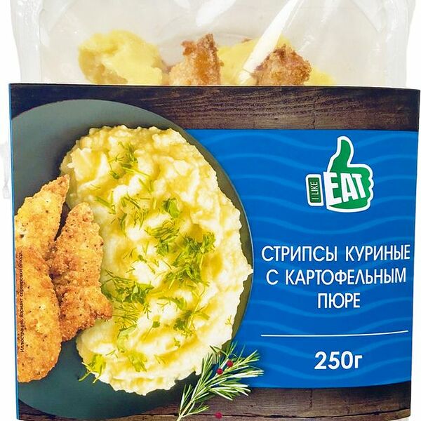 Стрипсы I like eat куриные с картофельным пюре 250г