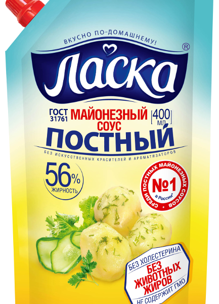 Соус майонезный Ласка Постный 56%
