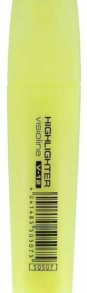 Текстовыделитель ErichKrause Visioline V-12 Spring, желтый