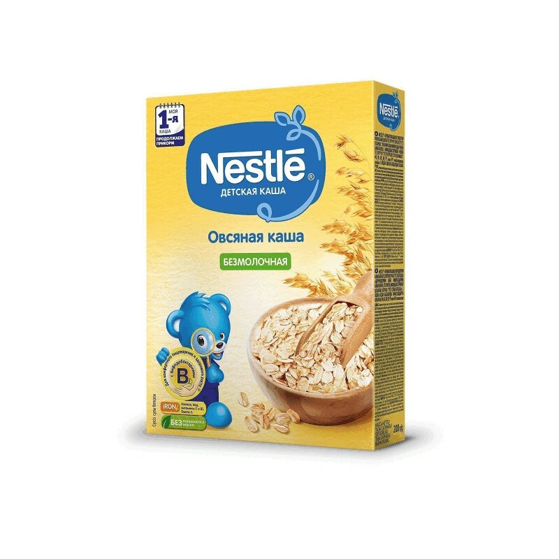 

Каша Nestle овсяная безмолочная с 5 месяцев 200 г