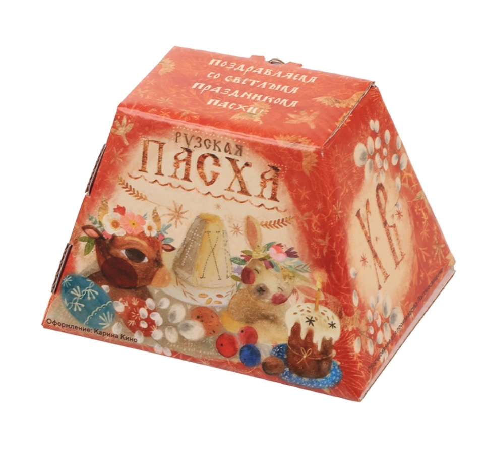 

Пасха творожная Рузское молоко с ягодами и орехами 23% 235 г