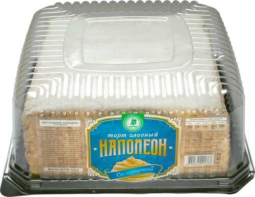 Торт Ситно Наполеон со сгущенкой 800 г