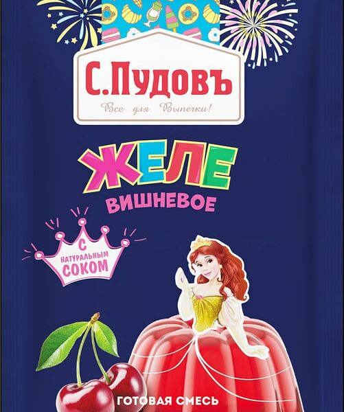 Желе С.Пудовъ Вишня 45г