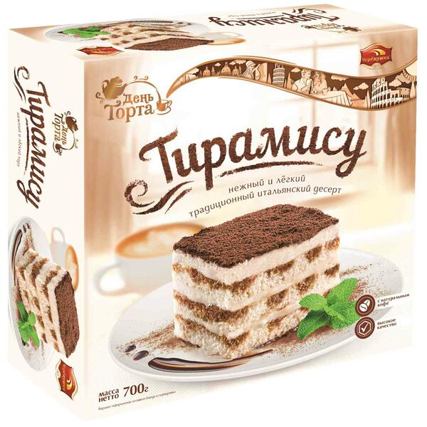 Торт бисквитный Тирамису Черёмушки