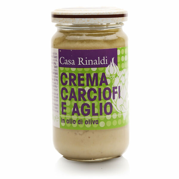 Соус крем-паста из артишоков с чесноком в оливковом масле ТМ Casa Rinaldi (Каза Ринальди)