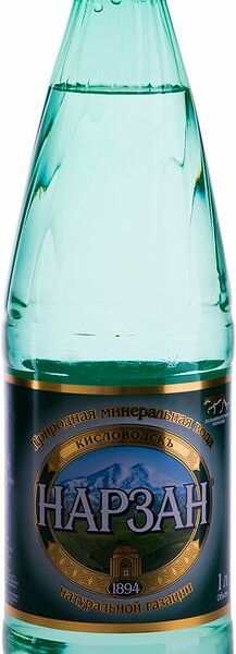 Вода Нарзан минеральная природная лечебно-столовая газированная, 1л