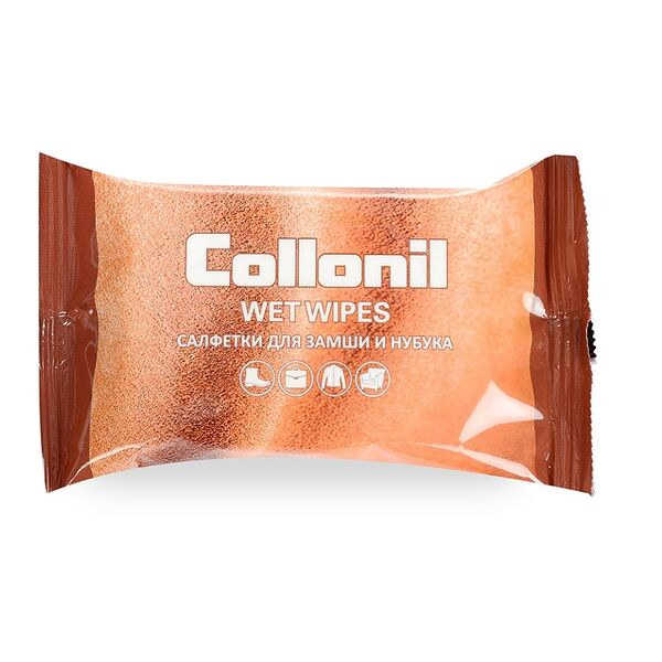 Салфетки влажные Collonil № 15 для замши, нубука и велюра Германия