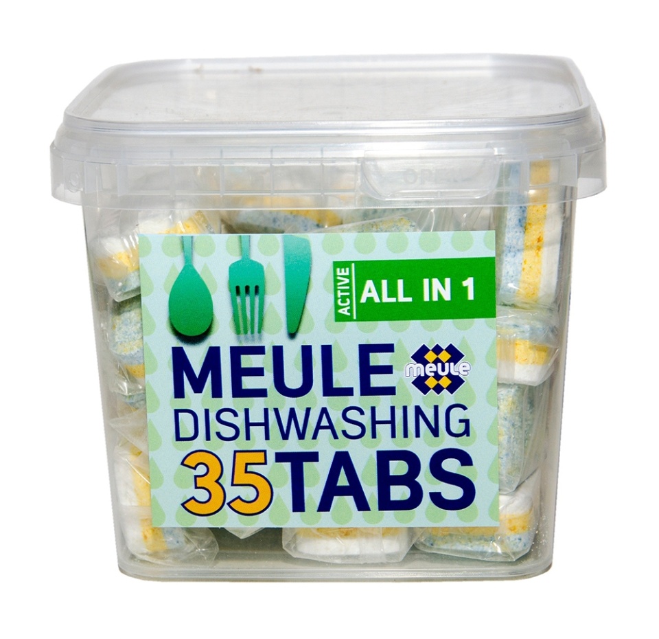 

Таблетки All in 1 для мытья посуды в посудомоечной машине, Meule, 35 шт., Германия