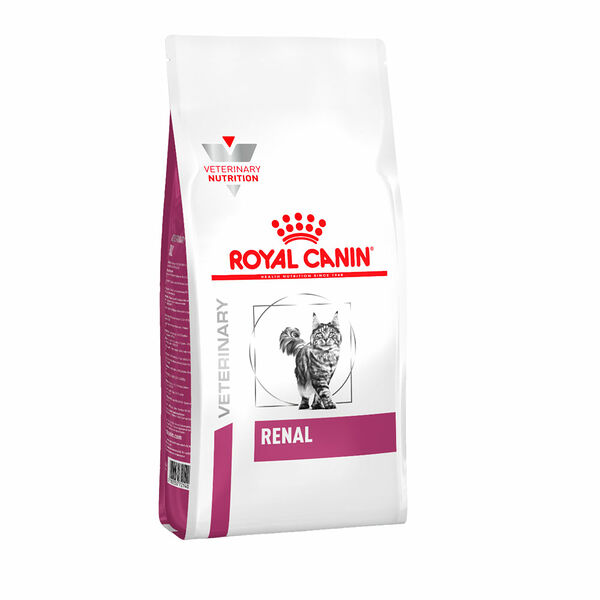 Корм сухой для взрослых кошек ROYAL CANIN Veterinary Renal для поддержания функции почек при острой или хронической почечной недостаточности