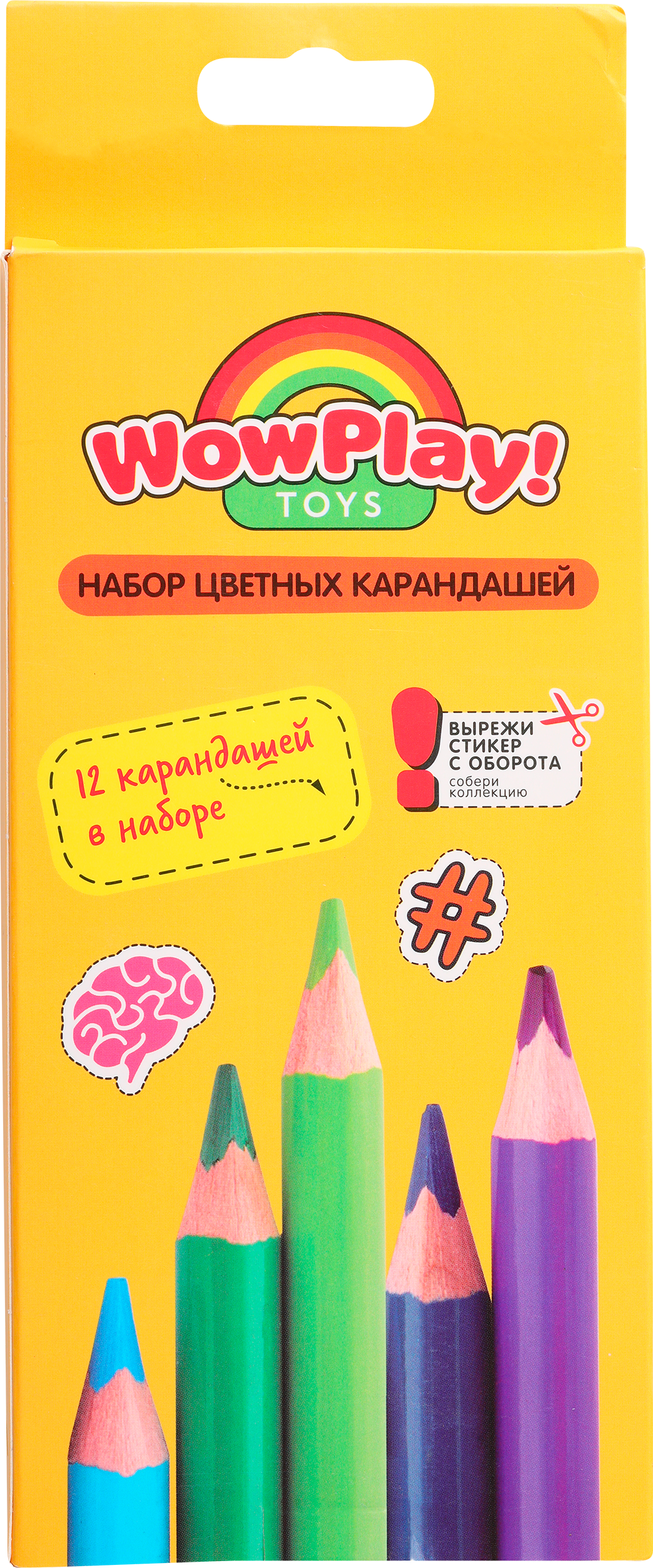 

Набор цветных карандашей Wow Play 12шт