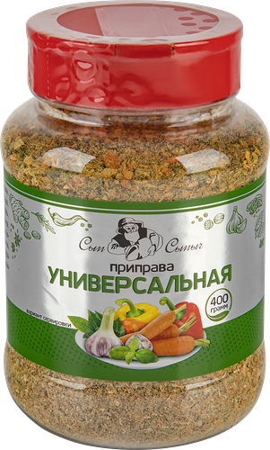 Приправа СЫП СЫПЫЧ Универсальная Овощное ассорти со специями, с солью, 400г