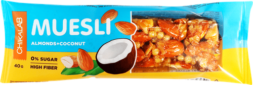 

Chikalab батончик-мюсли миндальный с кокосом 40 г