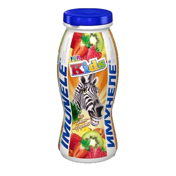 Напиток кисломолочный Имунеле For Kids вкус Тутти-Фрутти 1,5%