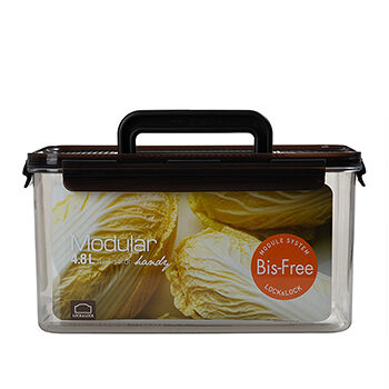 Контейнер Lock&Lock серия Modular 4.8л прямоугольный с ручкой 1шт Кндр