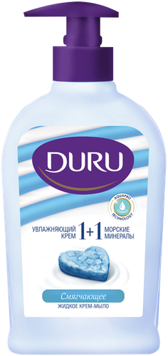 

Жидкое крем-мыло Duru (Дуру) смягчающее Увлажняющий крем + Морские минералы 300 мл