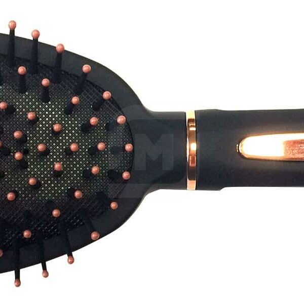 Расческа для волос Laf массажная овальная черная 9551т-с