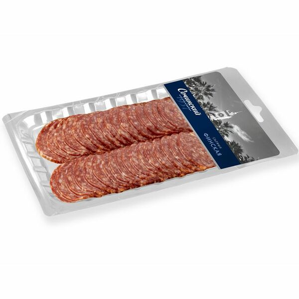 Салями сырокопчёная Сочинский МК финская в нарезке, 110г