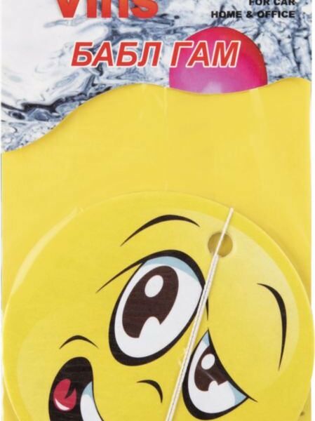 Ароматизатор воздуха для автомобиля Avto Vins Смайл бабл гам