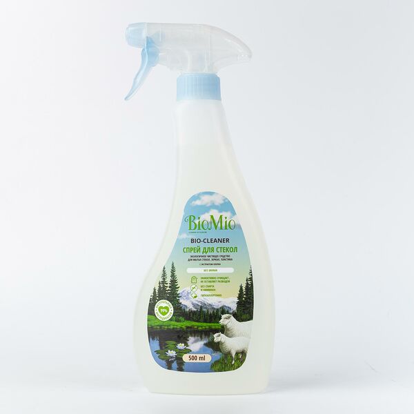 Экологичное чистящее средство для стекол, зеркал и пластика без запаха