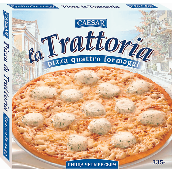 Пицца замороженная La Trattoria Четыре сыра