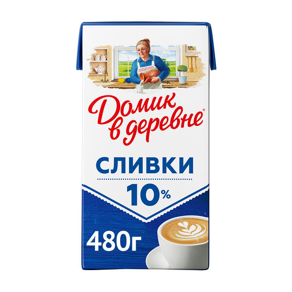 Сливки Домик в деревне 10% 480г