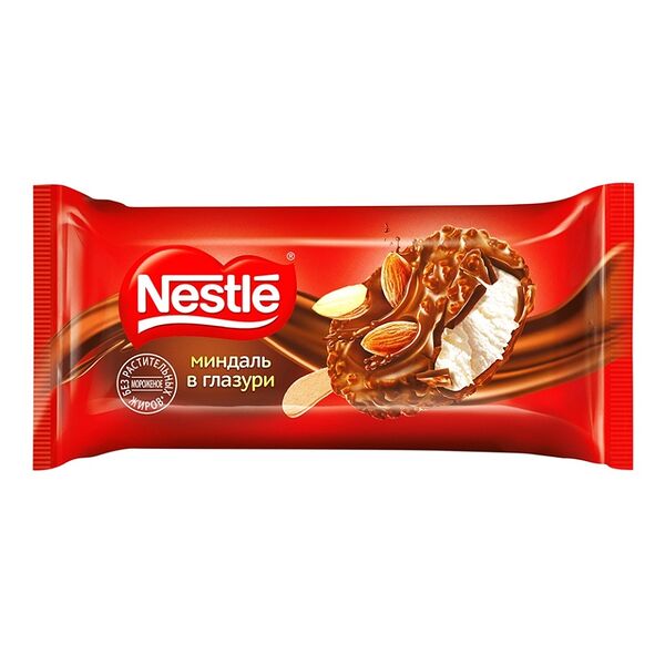 Мороженое Nestle Миндаль в глазури эскимо 59 г