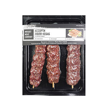 Ассорти люля-кебаб из мраморной говядины MЯSOET MEAT COMPANY 270г, Россия