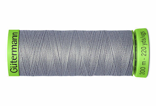 744581 Нить Extra Fine 150 для особо деликатных тканей, 200м, 100% п/э Gutermann(040 пепельно-серый)