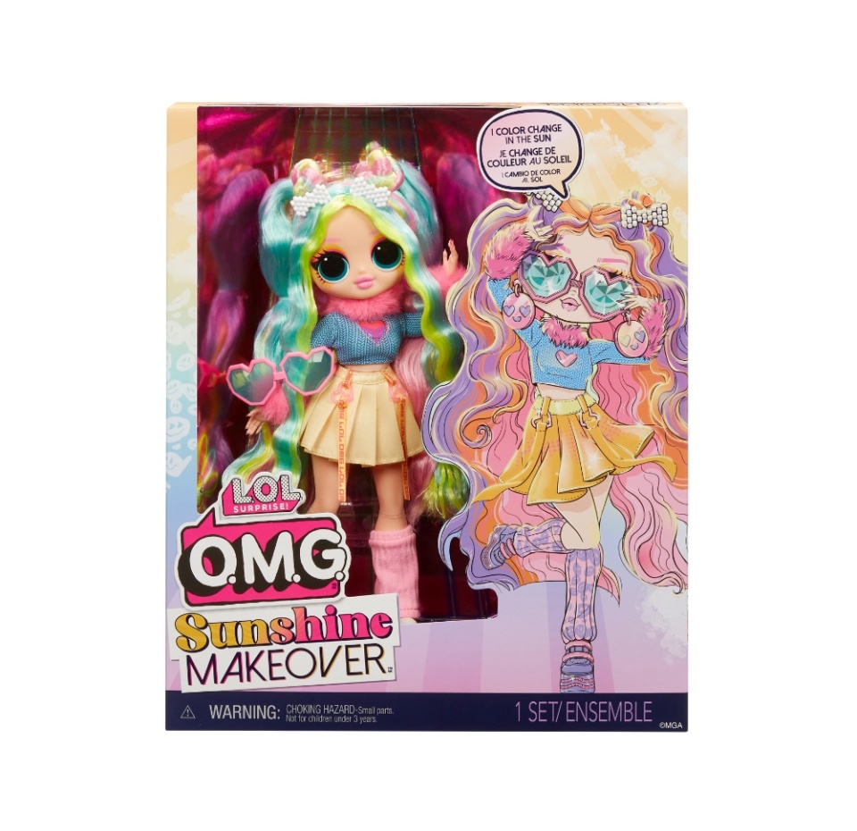 

Кукла Sunshine makeover «Баблгам» с аксессуарами, L.O.L. Surprise!, Китай