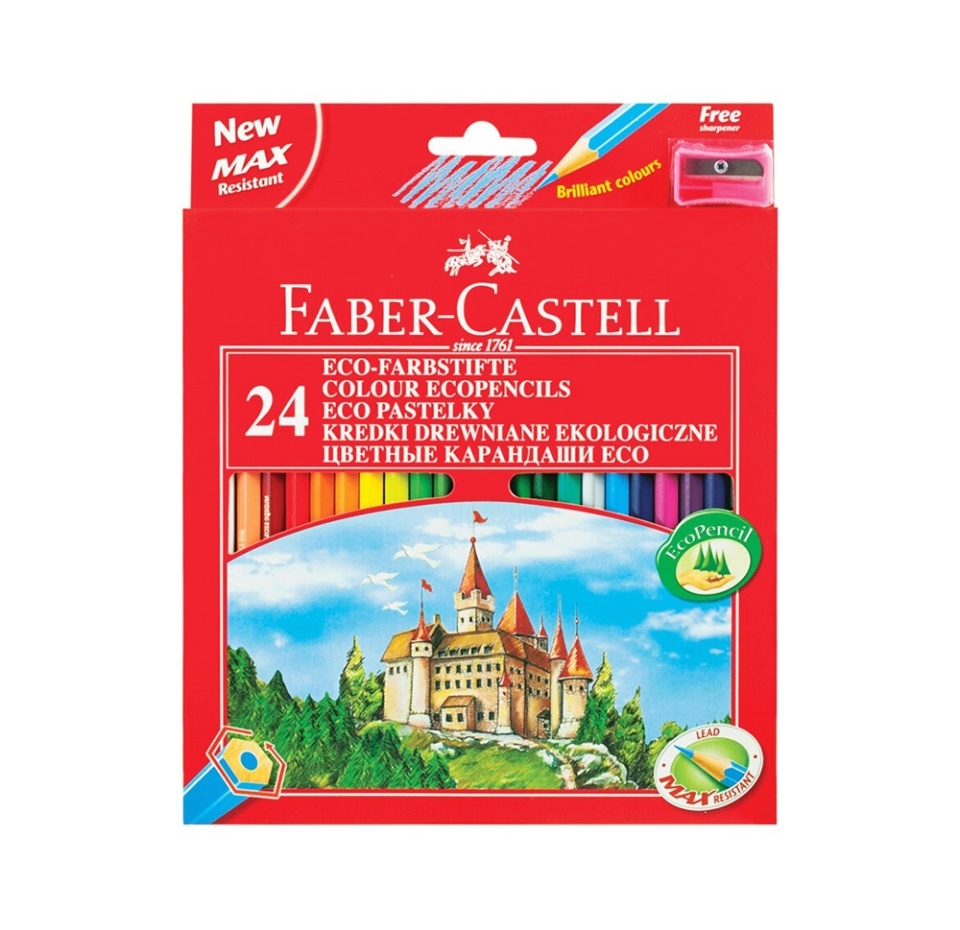 

Карандаши цветные Faber-Castell Замок 24 цвета
